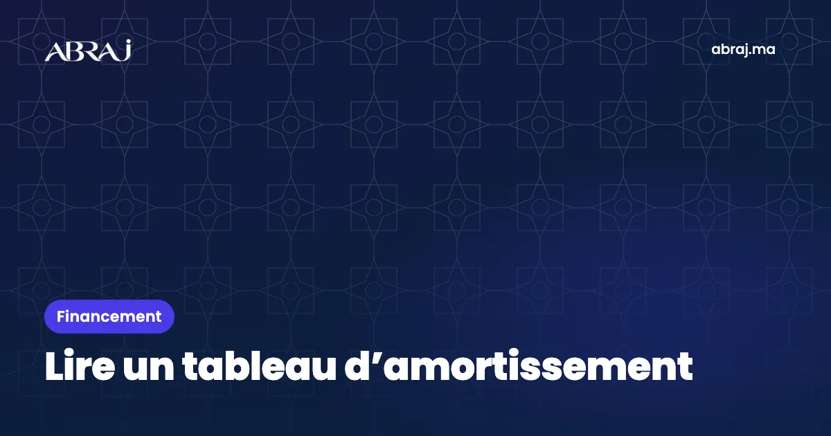 Lire un tableau d’amortissement de crédit immobilier
