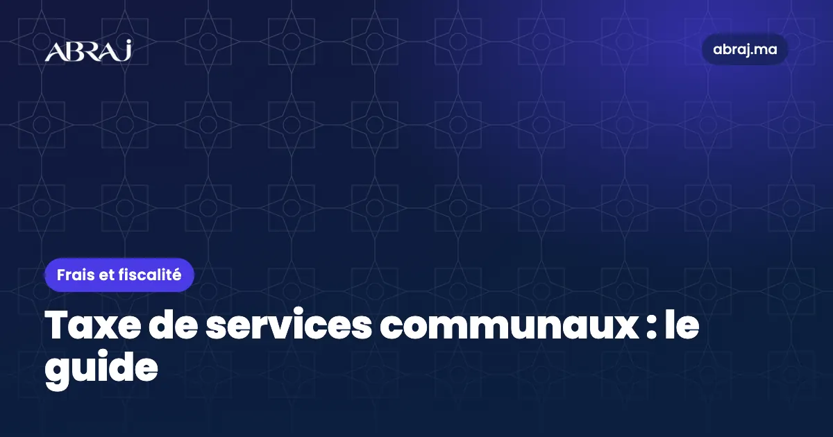 Taxe de services communaux : base, taux et paiement
